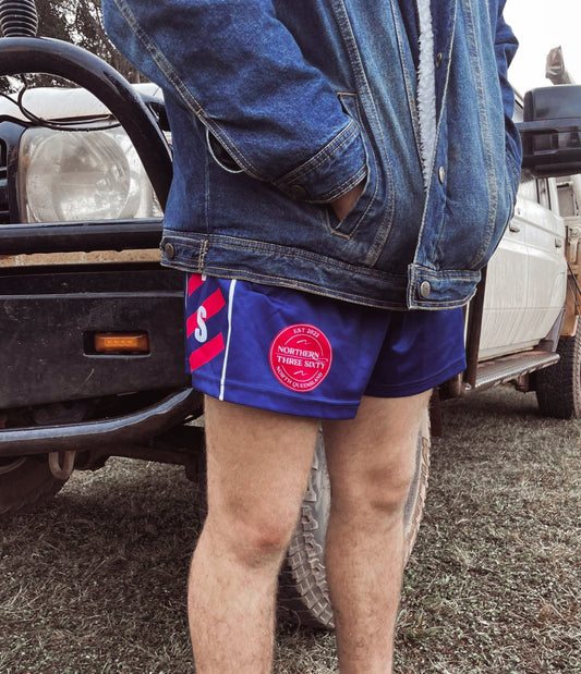 Rugby Shorts - Navy & Pink