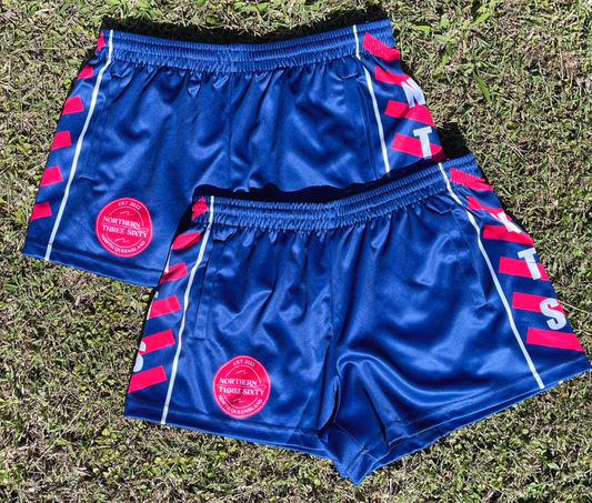 Rugby Shorts - Navy & Pink